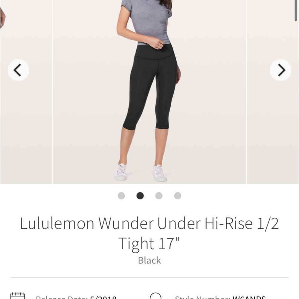 Lululemon leggings cropped